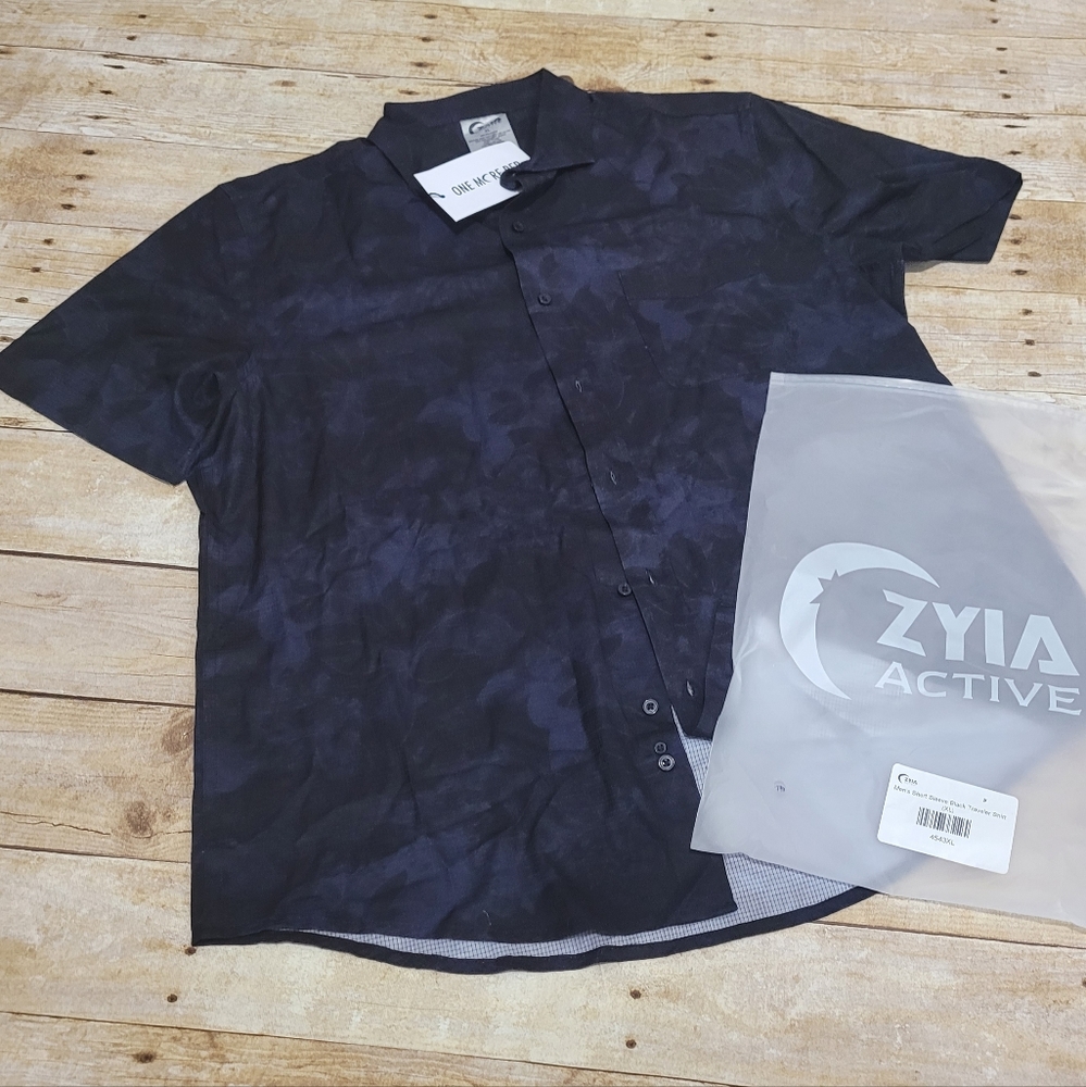 Zyia mens Traveler button up shirt